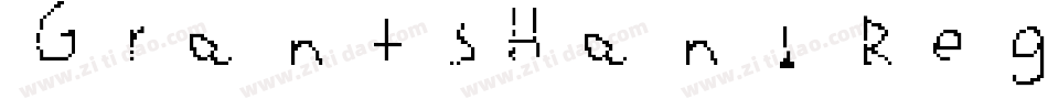 GrantsHand Regular字体转换